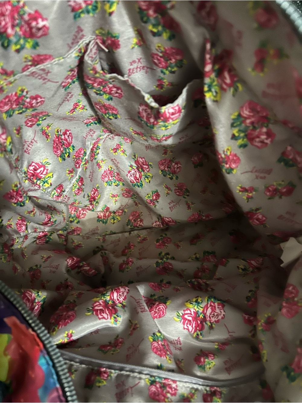 Betsey Johnson Multicolor Gummy Bear Print Quilted Tote - Picture 6 of 6